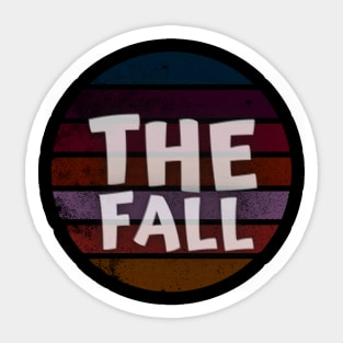 the fall Sticker